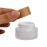100g 100ml Frosted Glass Cream Jar Cosmetic Container with Inner Liners and Natural Bamboo lids Refillable Straight Sided Glass Cosmetic Jars Travel Toiletries Bottle Sample Jars for Lotion Cream
