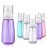 Cosywell Fine Mist Spray Bottle 3.4oz/ 100ml Empty Cosmetic Refillable Travel Containers Plastic Hair Spray Bottle Sprayer for Perfume Skincare Makeup Lotion (6color2purple)