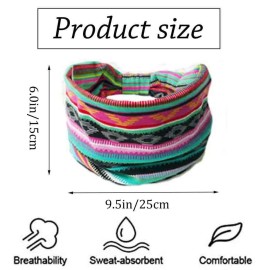 YBSHIN Boho Wide Headbands Stripe Head Wraps Knoted Hair Wears Turban Yoga Sweatbands Elastic Floral Printed Head Scarfs Stretch Cloth Hair Bands for Women and Girls 3Pcs (A) YBSHIN Boho Wide Headbands Stripe Head Wraps Knoted Hair Wears Turban Yoga Sweatbands Elastic Floral Printed Head Scarfs Stretch Cloth Hair Bands for Women and Girls 3Pcs (A)