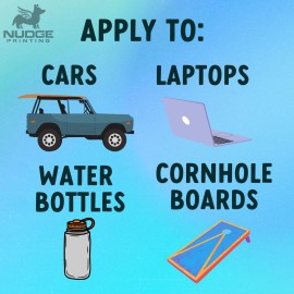 Nudge Nudge Printing US Naval Academy Block Navy Logo Car Decal Bumper Sticker