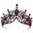 Aceorna Baroque Queen Crowns Crystal Wedding Crowns and Tiaras for Brides and Bridesmaids Rhinestones Prom Festival Costume Crown Pricess Tiara Bridal Hair Accessories for Women (Gorgeous Black)