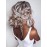 Unsutuo Crystal Bride Wedding Hair Comb Silver Leaf Bridal Hair Accessories Rhinestone Hair Pieces for Women and Girls