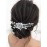 Unsutuo Crystal Bride Wedding Hair Comb Silver Leaf Bridal Hair Accessories Rhinestone Hair Pieces for Women and Girls