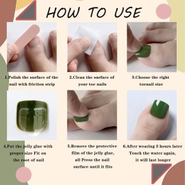RODAKY Press On Toe Nails for Women White Fake Toenail Glossy Solid Color Fashion False Toenail Full Cover Acrylic Foot Nails Design Toenail Tips 24PCS RODAKY Press On Toe Nails for Women White Fake Toenail Glossy Solid Color Fashion False Toenail Full Cover Acrylic Foot Nails Design Toenail Tips 24PCS