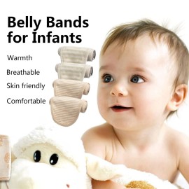 wonuu Baby Umbilical Cord Belt, Infant Belly Binder Hernia Care Navel Truss Support Newborn Warm Essential with Breathable Organic Cotton