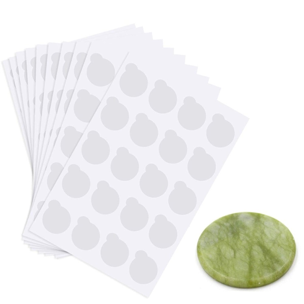 200 Pcs Eyelash Extension Adhesive Glue Pallet Sticker Pads, Disposable Waterproof Adhesive Holder Pad and 1 Pcs Eyelash Extension Jade Stone 200 Pcs Eyelash Extension Adhesive Glue Pallet Sticker Pads, Disposable Waterproof Adhesive Holder Pad and 1 Pcs Eyelash Extension Jade Stone
