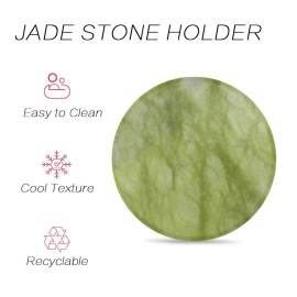 200 Pcs Eyelash Extension Adhesive Glue Pallet Sticker Pads, Disposable Waterproof Adhesive Holder Pad and 1 Pcs Eyelash Extension Jade Stone 200 Pcs Eyelash Extension Adhesive Glue Pallet Sticker Pads, Disposable Waterproof Adhesive Holder Pad and 1 Pcs Eyelash Extension Jade Stone