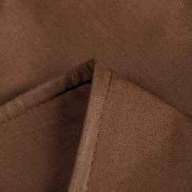 FLXXIE 2 Pack Microfiber Fitted Crib Sheets, Super Soft and Cozy Toddler Fitted Sheets for Standard Crib and Toddler Mattresses, 28x52, Brown