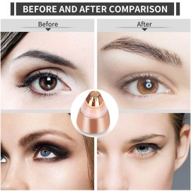 MXiiXM Eyebrow Hair Remover Replacement Heads for Women Painless Eyebrow Trimmer Blades, Perfect and Smooth, with Cleaning Brush, As Seen On TV, Rose Gold (5Pcs) MXiiXM Eyebrow Hair Remover Replacement Heads for Women Painless Eyebrow Trimmer Blades, Perfect and Smooth, with Cleaning Brush, As Seen On TV, Rose Gold (5Pcs)