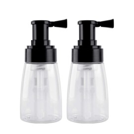 2 PiecesBarber Powder Spray Bottle, Empty Powder Travel Cosmetics Blower, Refillable Hair Fiber Applicator for Hair Salon, Home, Beauty (140ml+140ml)