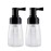 2 PiecesBarber Powder Spray Bottle, Empty Powder Travel Cosmetics Blower, Refillable Hair Fiber Applicator for Hair Salon, Home, Beauty (140ml+140ml)