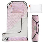 Tot Cot Kids Nap Mat - Toddler Preschool Daycare Bedding Cover with Blanket and Pillow - Ages 2 Yrs to 5 Yrs