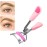 Eyelash Curler Stainless Steel with Brush Mascara Muffle False Eyelashes Accessory Best Professional Tool for Lashes Curls Pinkiou