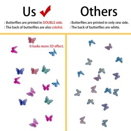 48 Pcs 3D Butterfly Nail Charms, Glitter Clear Butterfly Nail Art Charms, Colorful Charms for Acrylic Nails Art Supplies DIY Crafts Accessories 48 Pcs 3D Butterfly Nail Charms, Glitter Clear Butterfly Nail Art Charms, Colorful Charms for Acrylic Nails Art Supplies DIY Crafts Accessories