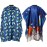 2 Pieces Kids Haircut Salon Cape Waterproof Hair Cutting Cape Children Hairdressing Apron Barber Gown Hair Cutting Shampoo Styling Capes for Kids Children (Dolphin and Rocket Pattern) Multi-Colored