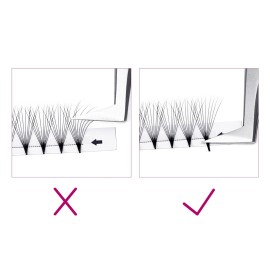 Premade Fans Eyelash Extensions 10D 0.07 15mm Volume Lash Extensions D Curl Short Stem Premade Lash Fans Eyelash Extension Supplies (10D-0.07-D, 15mm)