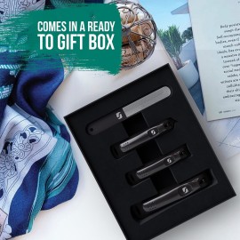 Suvorna Nail Clipper Set with Fingernail Cleaner for Under Nails - Large Nail Cutters for Thick Toenails, Edgy Nail Clipper and Nail File - Nail Clippers for Men and Nail Clippers for Women