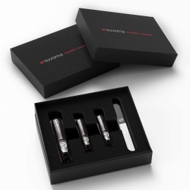 Suvorna Nail Clipper Set with Fingernail Cleaner for Under Nails - Large Nail Cutters for Thick Toenails, Edgy Nail Clipper and Nail File - Nail Clippers for Men and Nail Clippers for Women