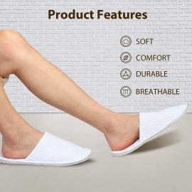 Anmerl 10 Pairs Spa Slippers for Women and Men, Universal Bulk Disposable Hotel Slippers, Non-Slip Washable Breathable Soft Comfortable House Slippers for Guest Wedding Party Travel Anmerl 10 Pairs Spa Slippers for Women and Men, Universal Bulk Disposable Hotel Slippers, Non-Slip Washable Breathable Soft Comfortable House Slippers for Guest Wedding Party Travel