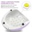Easkep UV Light for Nails Lamp - 86W UV LED Nail Lamp Gel Nail Polish Curing Dryer for Salon 4 Timer Setting Auto Sensor Machine (Taro)