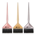 3 Pieces Hair Color Tool Set - Brush Kit for Salon & DIY Hair Coloring (Silver, Rose Gold, Gold)