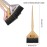 3 Pieces Hair Color Tool Set - Brush Kit for Salon & DIY Hair Coloring (Silver, Rose Gold, Gold)