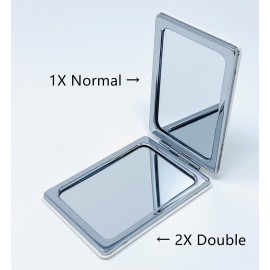 Girls & Women Fashion Elegant New York Souvenir Rectangle Travel Mirror Hand Mirror Cosmetic Makeup Compact Mirror (JMR-270804N)