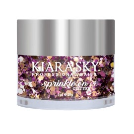 Kiara Sky Sprinkle On Collection Glitter 1 oz, Sequin Party Kiara Sky Sprinkle On Collection Glitter 1 oz, Sequin Party