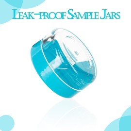 ZEJIA 5 Gram Sample Containers with Lids, Mini Makeup Containers, Empty Plastic Travel Cosmetic Containers with Labels(25 Count, Blue Lid) ZEJIA 5 Gram Sample Containers with Lids, Mini Makeup Containers, Empty Plastic Travel Cosmetic Containers with Labels(25 Count, Blue Lid)