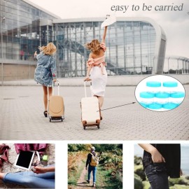 ZEJIA 5 Gram Sample Containers with Lids, Mini Makeup Containers, Empty Plastic Travel Cosmetic Containers with Labels(25 Count, Blue Lid) ZEJIA 5 Gram Sample Containers with Lids, Mini Makeup Containers, Empty Plastic Travel Cosmetic Containers with Labels(25 Count, Blue Lid)