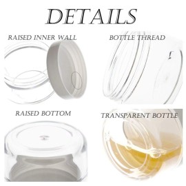 ZEJIA 5 Gram Sample Containers with Lids, Mini Makeup Containers, Empty Plastic Travel Cosmetic Containers with Labels(25 Count, White Lid) ZEJIA 5 Gram Sample Containers with Lids, Mini Makeup Containers, Empty Plastic Travel Cosmetic Containers with Labels(25 Count, White Lid)