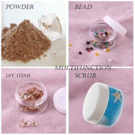 ZEJIA 5 Gram Sample Containers with Lids, Mini Makeup Containers, Empty Plastic Travel Cosmetic Containers with Labels(25 Count, White Lid) ZEJIA 5 Gram Sample Containers with Lids, Mini Makeup Containers, Empty Plastic Travel Cosmetic Containers with Labels(25 Count, White Lid)