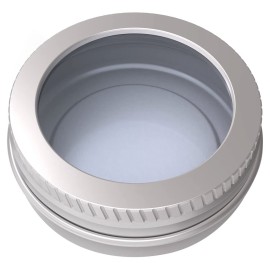 0.5 Ounce Aluminum Tin Jar 15 ml Refillable Containers Clear Top Screw Lid Round Tin Container Bottle 20 Pcs for Cosmetic,Lip Balm, Cream 0.5 Ounce Aluminum Tin Jar 15 ml Refillable Containers Clear Top Screw Lid Round Tin Container Bottle 20 Pcs for Cosmetic,Lip Balm, Cream