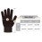 Evridwear Men Moisturizing Cotton Gloves with Touchscreen Fingertips for Eczema Beauty Cosmetic Dry Hands Sensitive Irritated Skin Therapy Overnight Bedtime, 6 Pairs, Lightweight-Black, XS