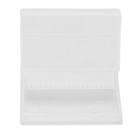 Zerodis Nail Drill Bit Case, 20 Slots Nail Drill Bit Box Holder Manicure Tool Nail Grinding Head Display Storage Drill Bit Holder Display Storage Box for Nail Salon DIY Art Home Storage