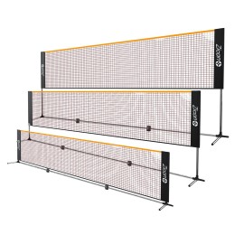 Zicon Portable Tennis Net,Stainless Steel Poles Badminton Net Set Adjustable Height Nylon Net with Carry Bag, for Kids Volleyball, Pickleball,Soccer, Indoor, Outdoor Court, Backyard, Beach, Driveway