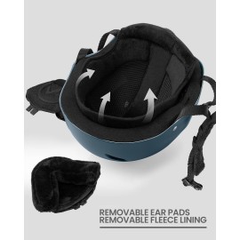 OutdoorMaster Kelvin Ski Helmet - Snowboard Helmet for Men, Women & Youth (Dark Blue,L) OutdoorMaster Kelvin Ski Helmet - Snowboard Helmet for Men, Women & Youth (Dark Blue,L)