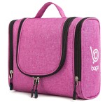 bago Travel Toiletry Bag for Women and Men - Large Waterproof Hanging Large Toiletry Bag for Bathroom and Travel Bag for Toiletries Organizer - Makeup Bag (SnowPurple)