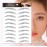 Aaiffey 4D Hair-like Authentic Eyebrows, Brown Imitation Ecological Lazy Natural Tattoo Eyebrow Stickers Waterproof for Woman Makeup Tool 10 Pcs