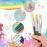 Paint Brushes for Kids, 10 Pcs Big Washable Chubby Toddler Paint Brushes, Easy to Clean & Grip Round and Flat Preschool Paint Brushes with No Shed Bristle for Acrylic Paint, Washable Paint