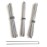 Amish Straight U Shape Heavy Duty Hair Pins (3 Inch, Silver)