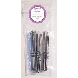 Amish Straight U Shape Heavy Duty Hair Pins (3 Inch, Silver) Amish Straight U Shape Heavy Duty Hair Pins (3 Inch, Silver)