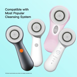 Brushmo Brush Head Replacements Compatible with Clarisonic Mia 1, Mia 2, Mia Fit, Alpha Fit, Smart Profile Uplift and Alpha Fit, Sensitive Facial 4 Pack (Sensitive) Brushmo Brush Head Replacements Compatible with Clarisonic Mia 1, Mia 2, Mia Fit, Alpha Fit, Smart Profile Uplift and Alpha Fit, Sensitive Facial 4 Pack (Sensitive)