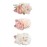 Flower Hair Clips Set-Cherrboll 3pcs Floral Hair Bow Accessories for Baby Girl Toddles Teen Gifts