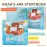 Tickle & Main 5 Pieces Noah\'s Ark Registry Gift Sets for 0-12 Months Baby, Newborn Hooded Towel Set, Storybook with 3 Squirt Toys