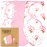 Bublo Baby Organic Preemie Swaddles 4-7 lbs - 3-Pack Premature Babies Swaddle Sleep Sack - Premature Infant Sleeping Sack - Easy Adjustable Baby Swaddle Blanket Wrap (Hearts-Flowers)