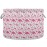 visesunny Pink Flamingo Collapsible Large Capacity Basket Storage Bin with Durable Cotton Handles, Home Organizer Solution for Office, Bedroom, Closet, Toys, Laundry