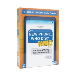 New Phone, Who Dis? Family Edition By Relatable, A Fun Choice For Games And Card Games For Family Gatherings, Great For Kids Games, Includes 150 Inbox Cards, 300 Reply Cards, And Instructions