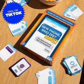 New Phone, Who Dis? Family Edition By Relatable, A Fun Choice For Games And Card Games For Family Gatherings, Great For Kids Games, Includes 150 Inbox Cards, 300 Reply Cards, And Instructions