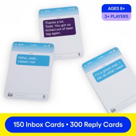 New Phone, Who Dis? Family Edition By Relatable, A Fun Choice For Games And Card Games For Family Gatherings, Great For Kids Games, Includes 150 Inbox Cards, 300 Reply Cards, And Instructions